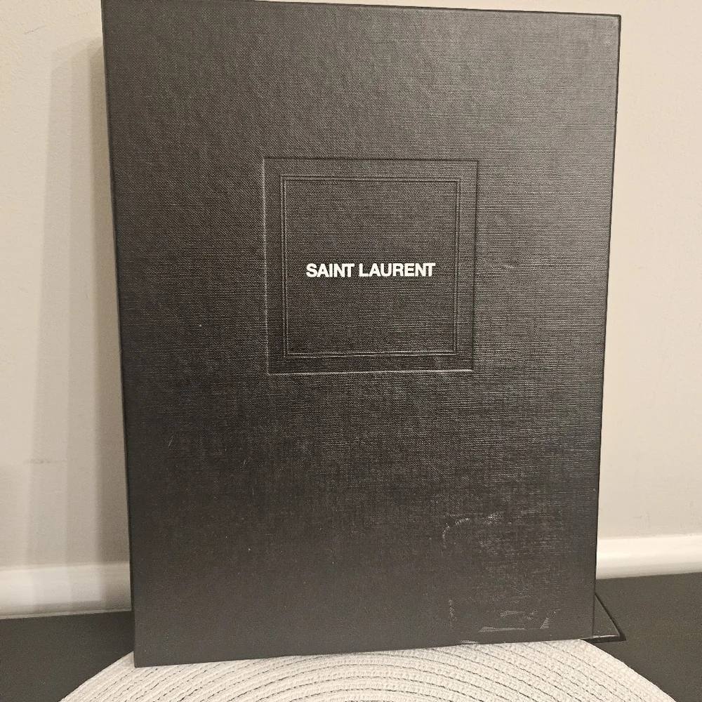 Saint Laurent Leather Zip Pouch / Document Holder - Picture 9 of 9